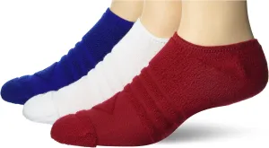 Sperry Men's Reverse Terry Liner Socks-3 Pair Pack-Cushioned Comfort