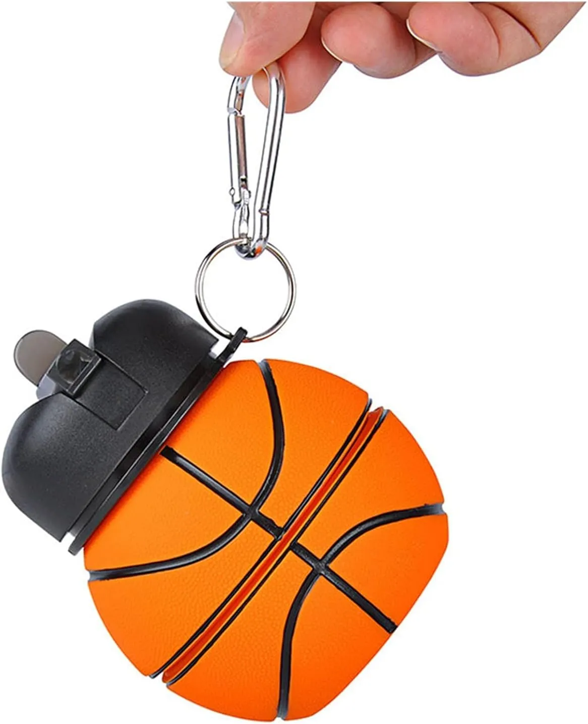 Sports cup Kettle Drinking Portable Travel Adult Children Picnic School (Capacity : 501 600ml, Color : 1 Pc Basketball)