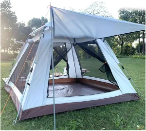Sports Pod Pop Up Tent 4 People Spacious Basic Tent Stable and Practical Ramble Tent for Family,Outdoor,Hiking and Mountaineering
