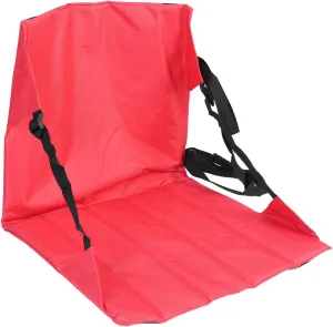 Stadium Seat Cushion, Folding Lightweight Bleacher Cushion with Backrest, Adjustable Straps, Portable Bleacher Chair Padded Seat Cushion for Outdoor Sports, Concerts, Camping