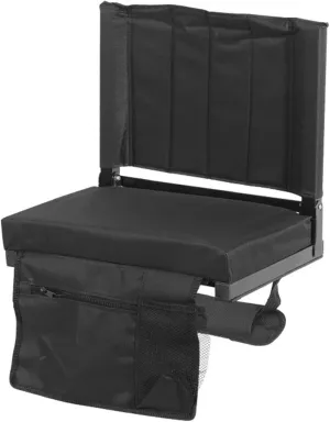 Stadium Seats for Bleacher with Back Support, Bleacher Seats with Backs & Wide Cushion, Padded Folding Stadium Chair