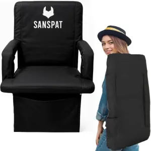 Stadium Seats with High Back Support, Wide Stadium Seats for Bleachers with Lumbar Support, High Back Stadium Seating for Bleachers with arms. Non-Bulky, high Back Stadium seat, 23'' Wide