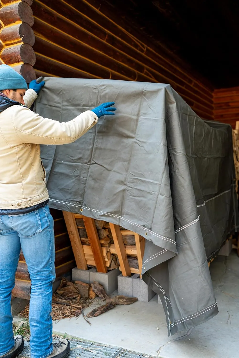 Stansport Heavy Duty Canvas Tarp