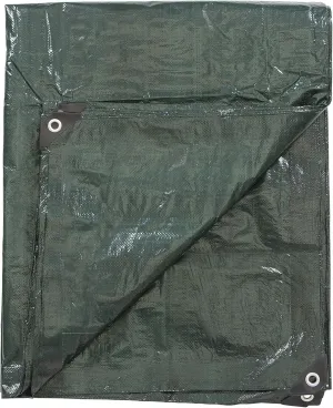 Stansport Medium-Duty Rip-Stop Tarp 12' x 14' - Forest Green (T-1214)