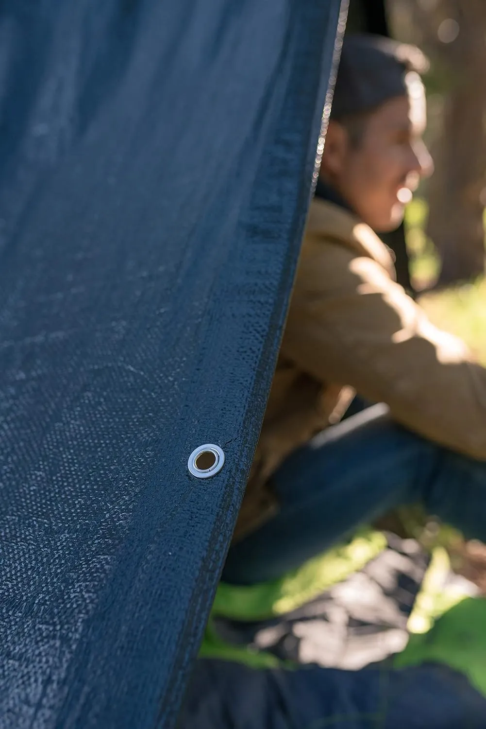 Stansport Medium-Duty Rip-Stop Tarp 12' x 14' - Forest Green (T-1214)