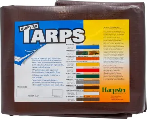 Super Heavy Duty Brown Tarp 8 OZ., 12'x30'