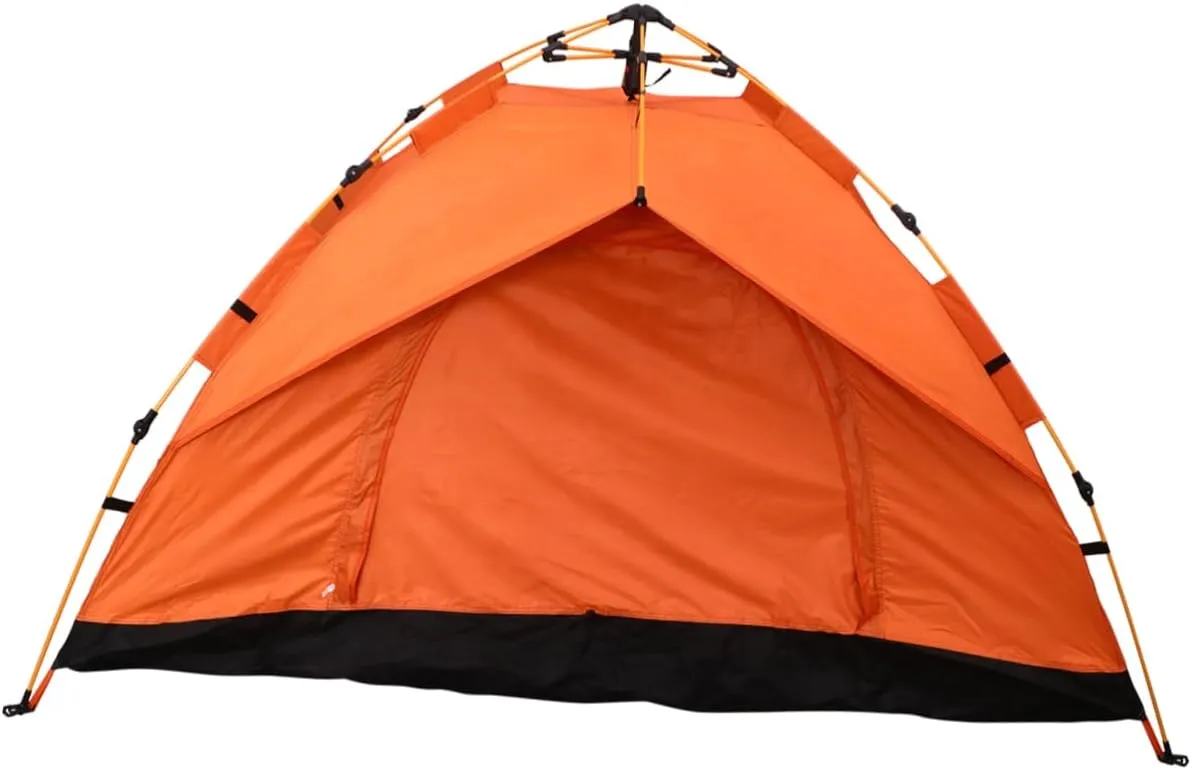 SUPVOX 1Pc Fully Automatic Foldable Oxford Cloth Tent Quick Opening Outdoor Tent for Camping and Travel and Breathable for Orange