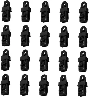 SUPVOX Tarp Clips Set Heavy Duty Tent Canopy Awning Locks Tarp Fixator Tools for Outdoor Camping