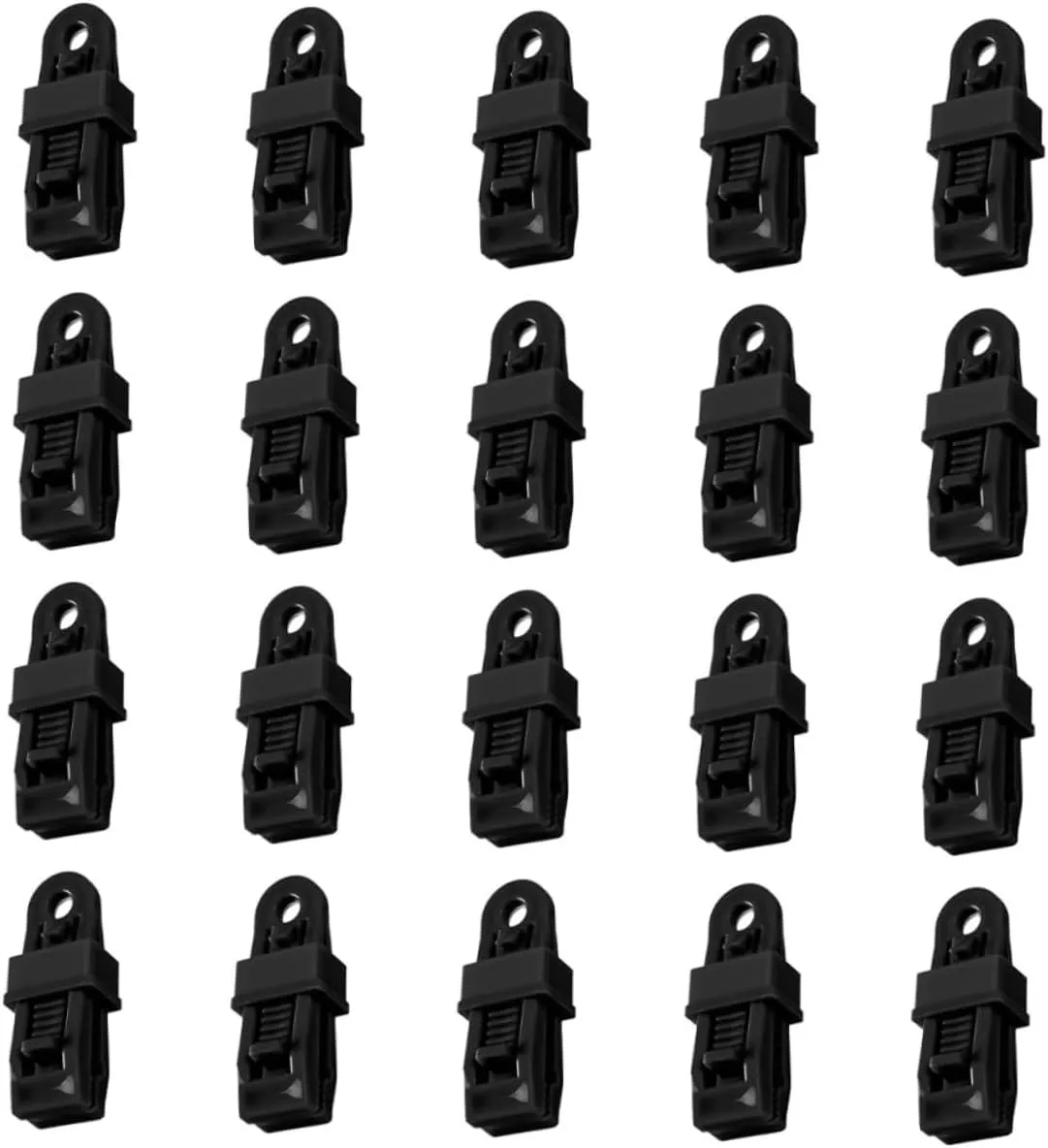 SUPVOX Tarp Clips Set Heavy Duty Tent Canopy Awning Locks Tarp Fixator Tools for Outdoor Camping