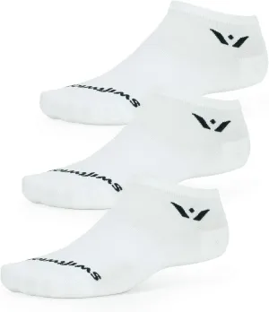 Swiftwick - PERFORMANCE No Show (3 Pairs) Running & Golf Socks, Cushioned No-Show