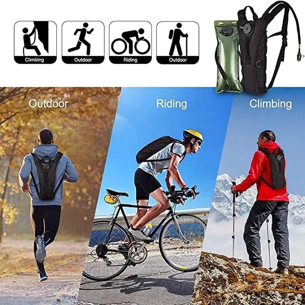 Tactical 3L Bladder Water Bag Camel Backpack for Hiking Outdoor Camping Military Portable Hydration Packs Hiking Pouch Water Bag