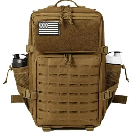 Tactical 55L Oxford with Rack Belt Bottle Cycling Hiking Camping Backpack 36 Hiking Military Cloth for Waterproof Extensive collection Gear to Outdoor On-demand delivery