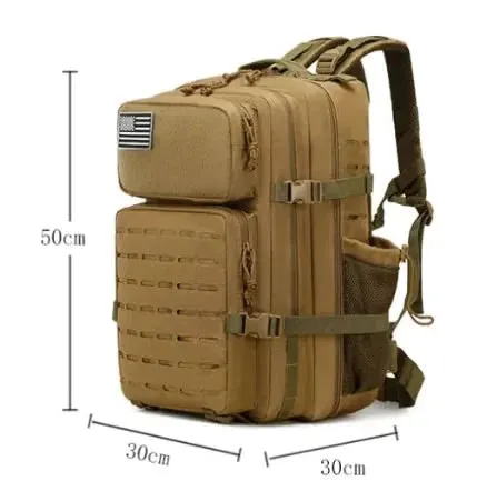 Tactical 55L Oxford with Rack Belt Bottle Cycling Hiking Camping Backpack 36 Hiking Military Cloth for Waterproof Extensive collection Gear to Outdoor On-demand delivery