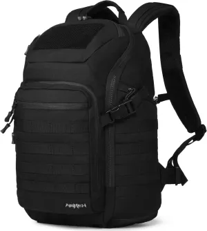 Tactical Backpack Military Army Molle Day Assault Pack Daypack Rucksack Survival Bugout Emergency Go Bag 32L (Black)