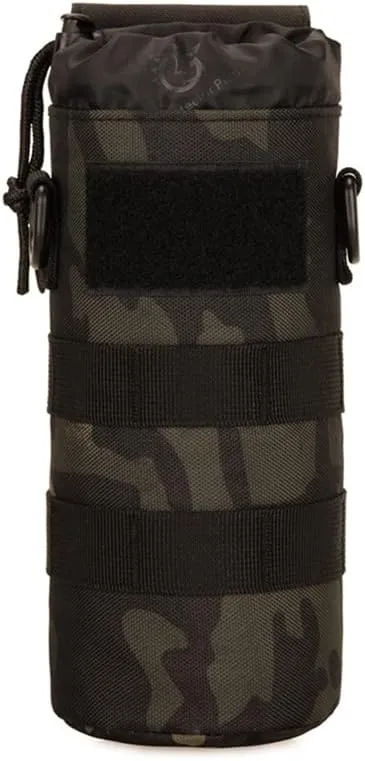 Tactical E.dc Water Bottle Bag Pouch Molle Upgraded Travel Holder Sport Bag Outdoor Hydration Bags for Camping Hiking Fishing