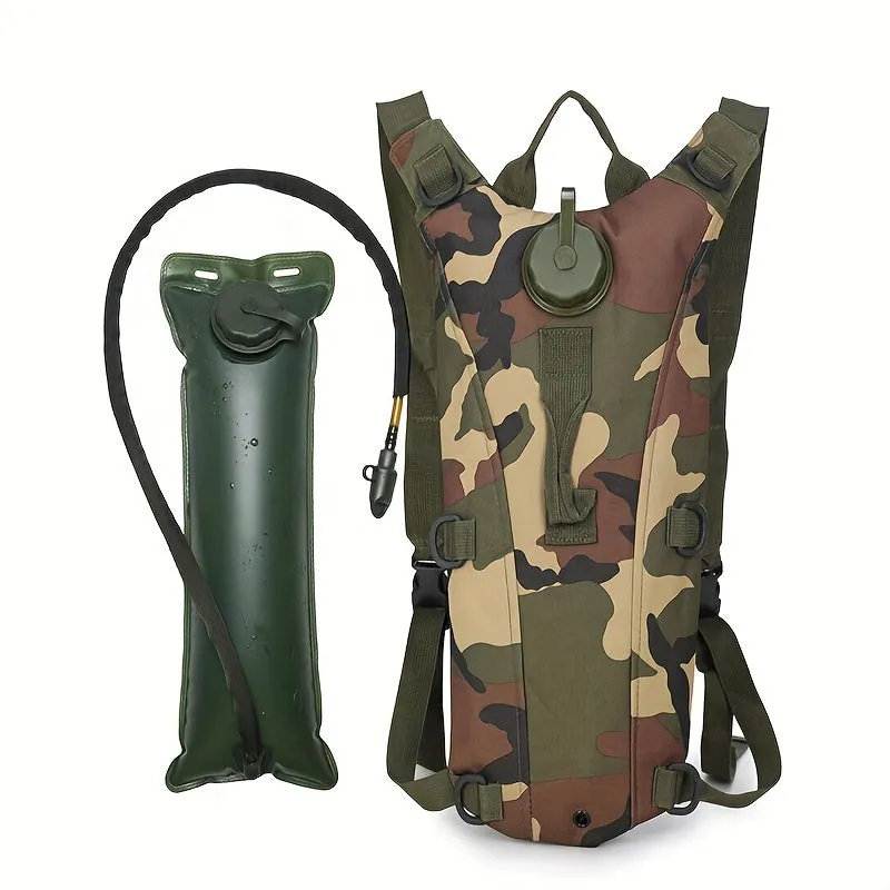 Tactical Hydration Pack Water Rucksack Backpack With 3L BPA Free Hydration Water Bladder