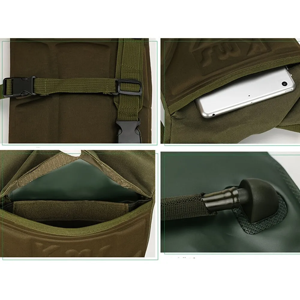 Tactical Hydration Pack Water Rucksack Backpack With 3L BPA Free Hydration Water Bladder