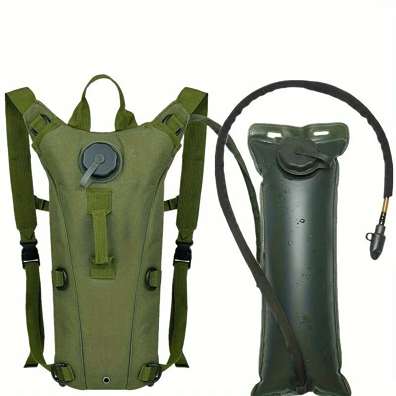 Tactical Hydration Pack Water Rucksack Backpack With 3L BPA Free Hydration Water Bladder