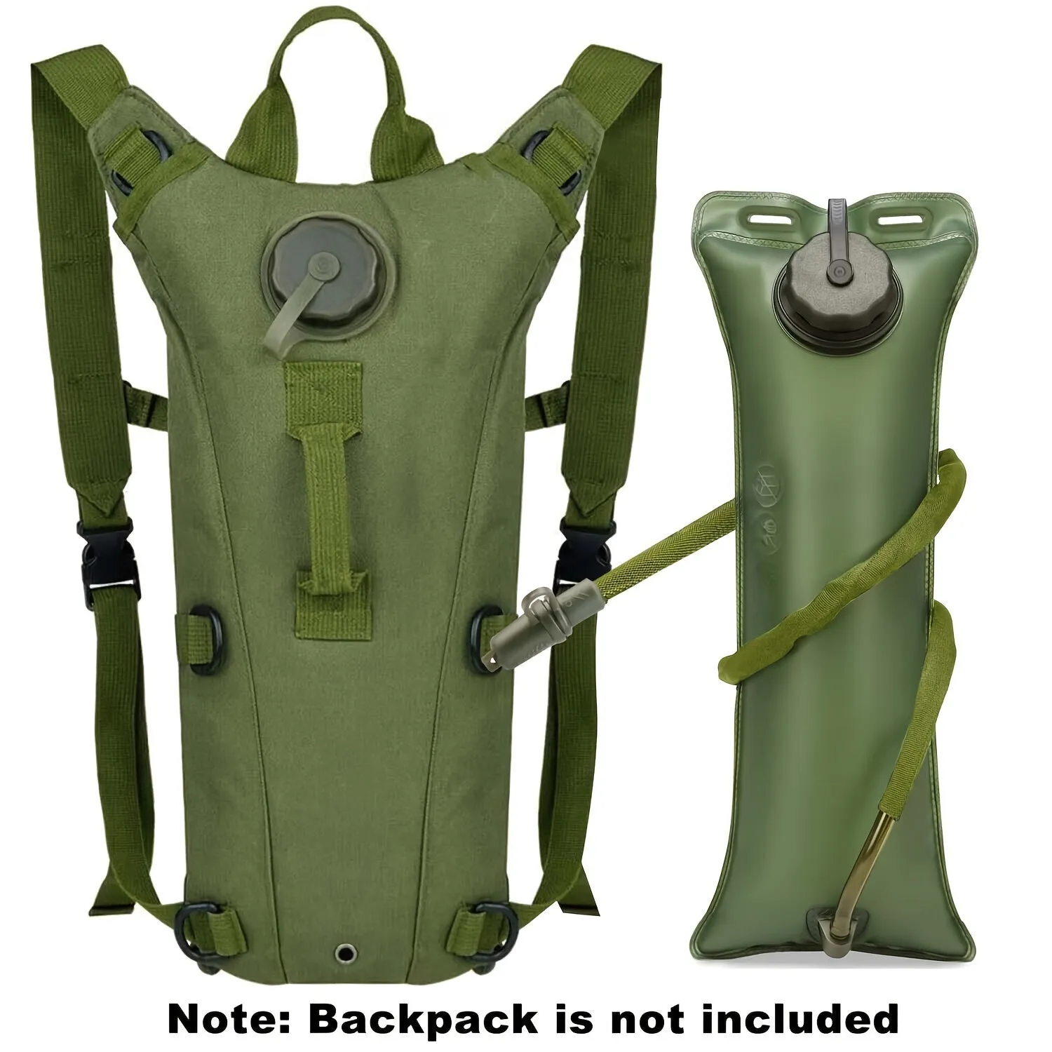 Tactical Hydration Pack Water Rucksack Backpack With 3L BPA Free Hydration Water Bladder
