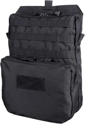 Tactical Molle Hydration Pack Mobility Hydration Carrier Military Hydration Pouch for Plate Carrier Molle Water Bladder Holder for Hiking,Biking,Climbing (Bladder not Included)