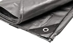 Tarp Extra Heavy Duty Tarp. Water Proof. UV Blocking. Reversible. All Purpose. - National Standard Products (Silver, 20 Ft x 24 Ft)