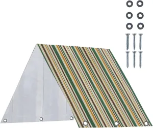 Tarp Game Tone - Tarp Shade Games, Waterproof Sun Shelter | Heavy Duty Game House Replacement Shadow, Backyard Play Roof, Shade Equipment