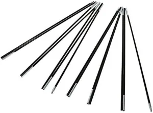 Tarp Pole, Foldable Lightweight Tent Pole Replacement with High Strength Portable Adjustable Tent Rod Accessories for Camping Travel