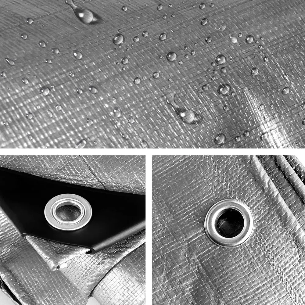Tarp Tarpaulin 6X9M Canvas Camping Heavy Duty Sun Cover