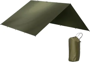 Tarp Tent Waterproof Camping Outdoor Hiking Backpacking Tent Tarp Camping Tourist Beach Sun Shelter(3X3meters)