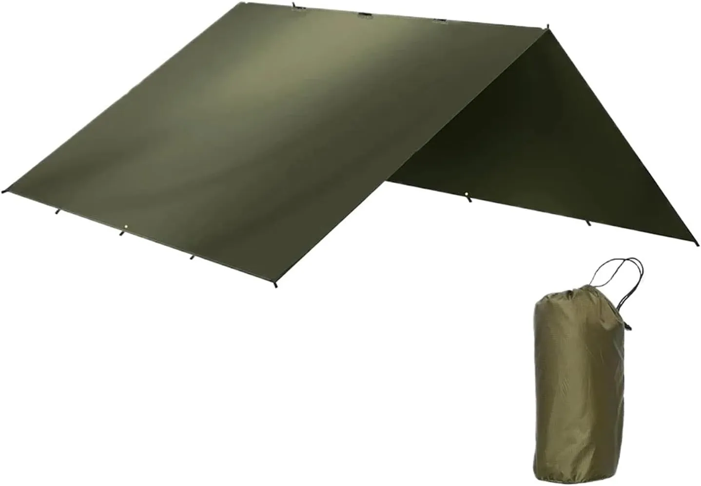 Tarp Tent Waterproof Camping Outdoor Hiking Backpacking Tent Tarp Camping Tourist Beach Sun Shelter(3X3meters)