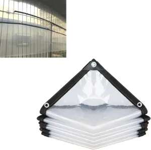 Tarp Waterproof,Thickened Tear Resistant,Windproof Clear Plastic Tarps,2 * 3m 4 * 6m 6 * 8m 8 * 10m Heavy Duty Tarps(7x16 ft(2x5m))