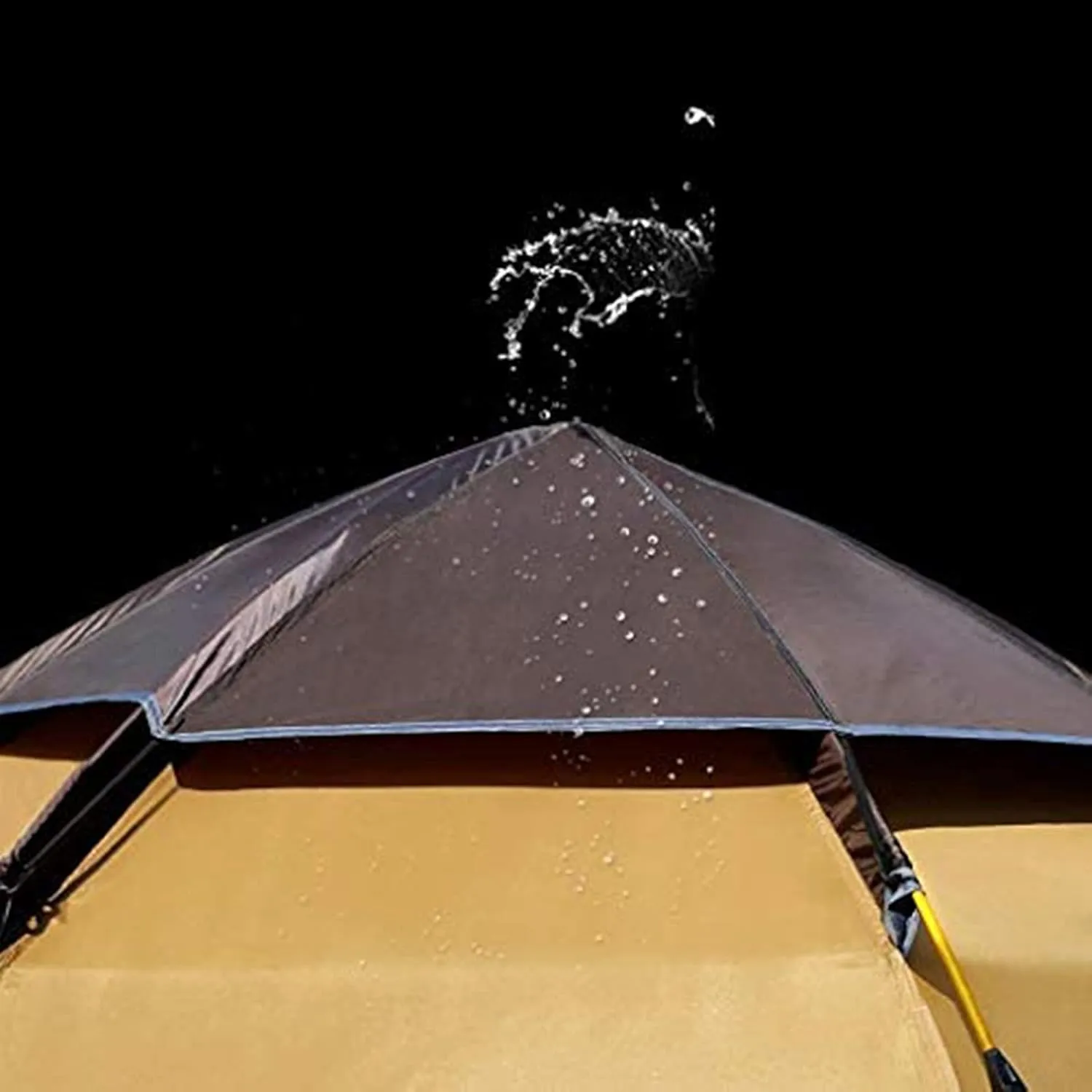 Tarpaulin Shade Cloth Rainproof Cloth Tent Automatic Opening Hexangular Hydraulic Tent - Ultra Large Waterproof Dome Tent- Uv Protected Family Camping Tents Green (Color : A, Size : Large)