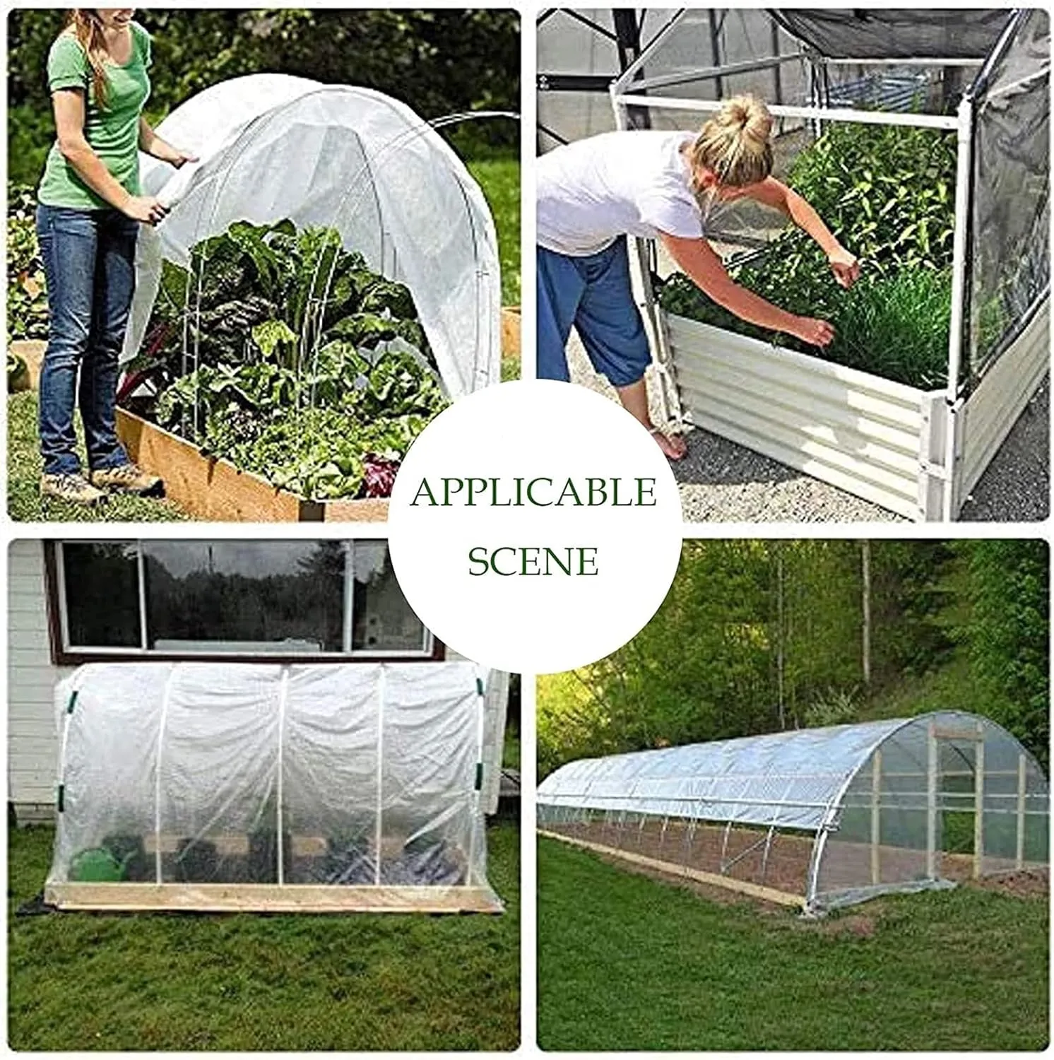 Tarpaulin Transparent Waterproof Clear Tarps with Grommets, Anti-Tear Oil Proof Anti-Aging PE Plastic Cover Heavy Duty Dustproof Rainproof for Outdoor Cover Camping(6' x 9')