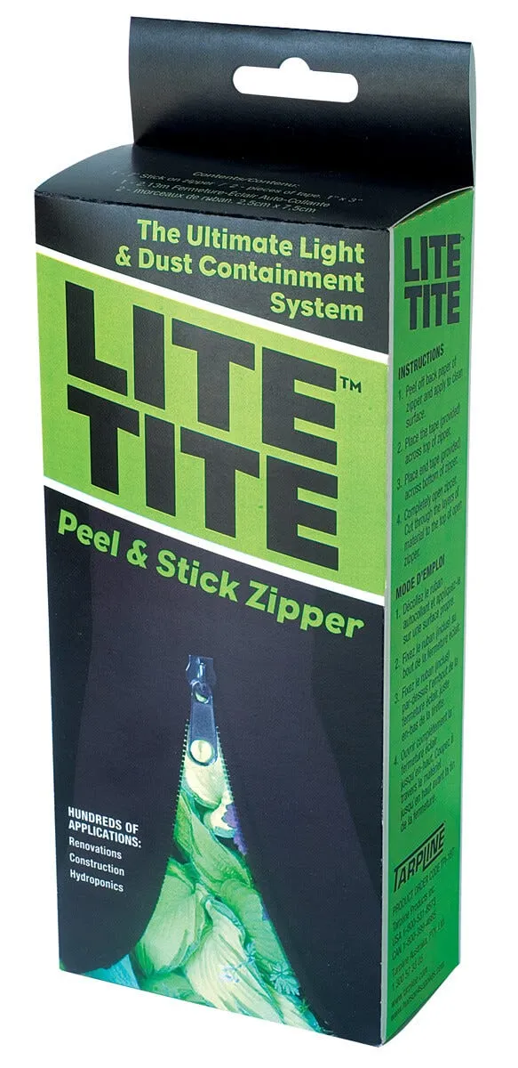 Tarpline USA Lite Tite Tarp Zip-Up, Black