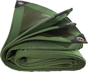 Tarps Heavy Duty Waterproof,Large Tarps with Grommets and Reinforced Edges,Heavy Duty Tarps - for Outdoors Patio Pool,Boat,Roof,Camping, 2 * 2m/6 * 6ft