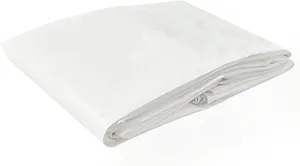 Tarps Now 24x30 Feet Poly Tarp |12 MIL Heavy Duty Waterproof Cover |Rip and Tear Proof Plastic Tarp with Rustproof Aluminum Grommets & Reinforced Edges |Ideal for Roof Repairs, Landscaping-White