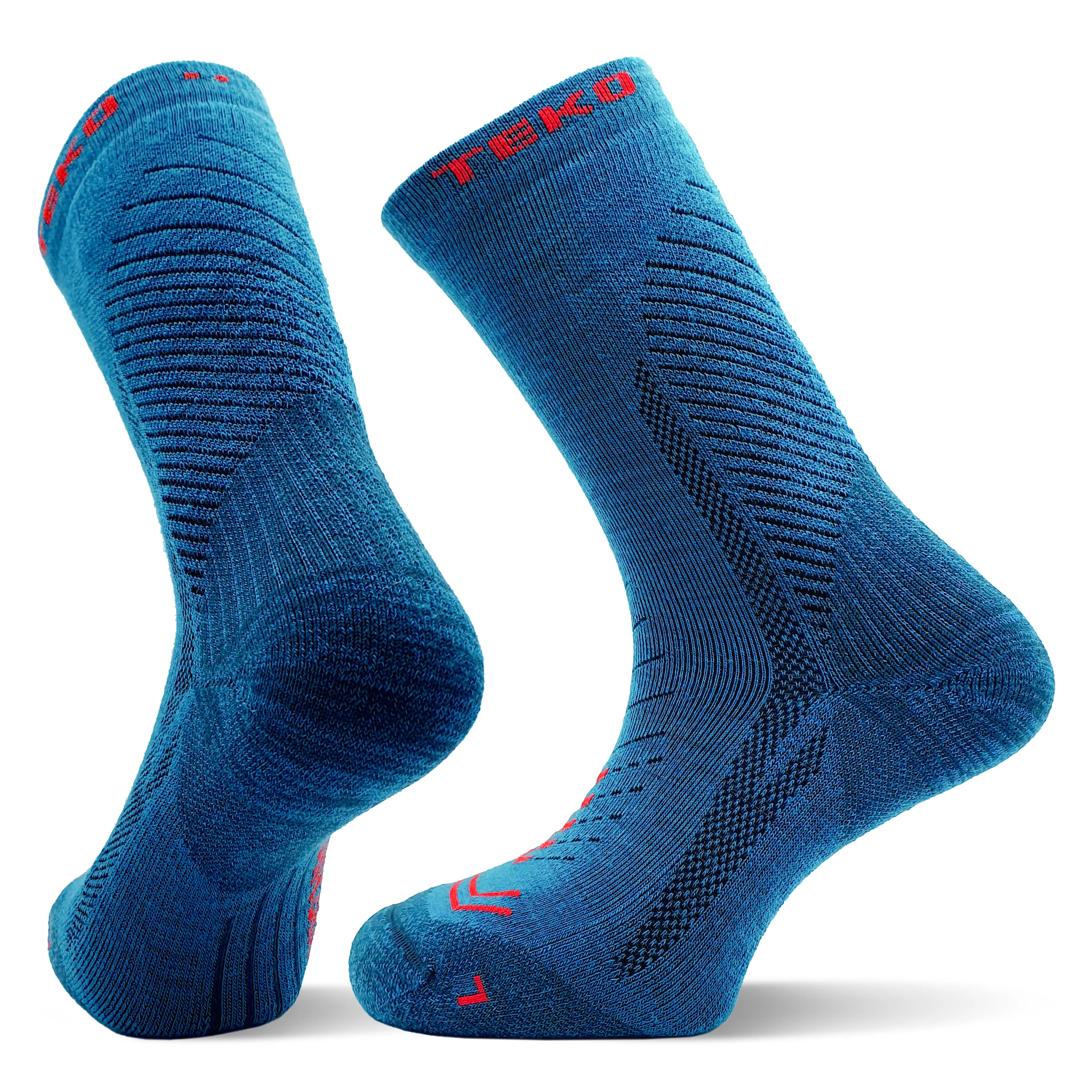 TEKO eco HIKE 2.0 DISCOVERY MERINO WOOL HIKING SOCKS - Light Half Cushion - Unisex - 3 PAIR PACK