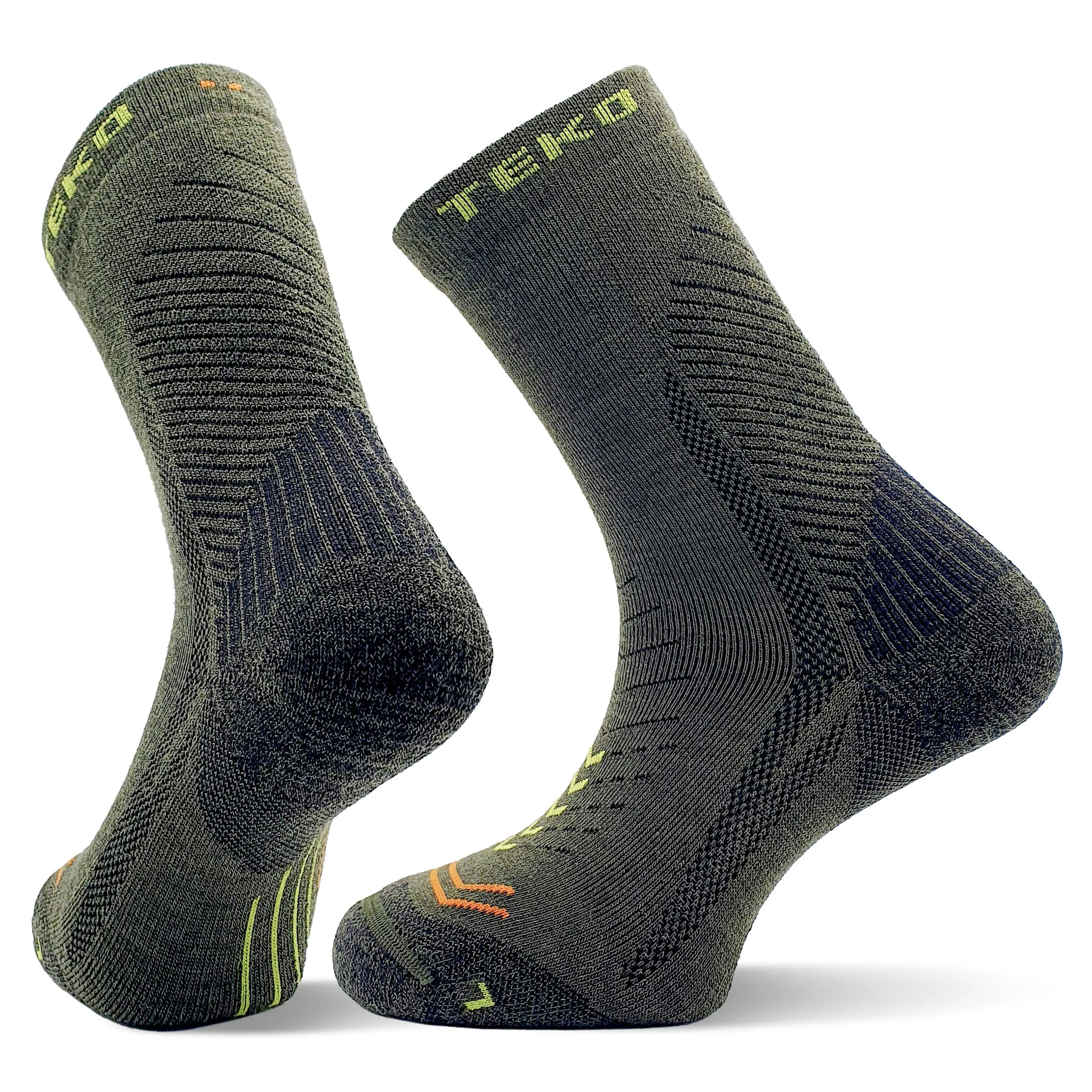 TEKO eco HIKE 2.0 DISCOVERY MERINO WOOL HIKING SOCKS - Light Half Cushion