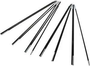 Telescoping Tent Poles, 2 Sets fiber glass Tent Poles Replacement, Foldable 7 Sections Lightweight Tent Poles, Spare or Replacement Parts for Tent