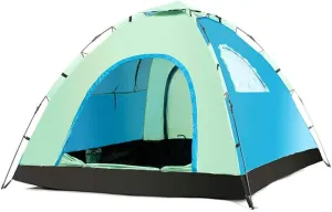 Tent 3-4 Person Outdoor Camping Tent Automatic Tent Family Anti UV Easy Open Camp Hiking Tents Sun Shade Yurt