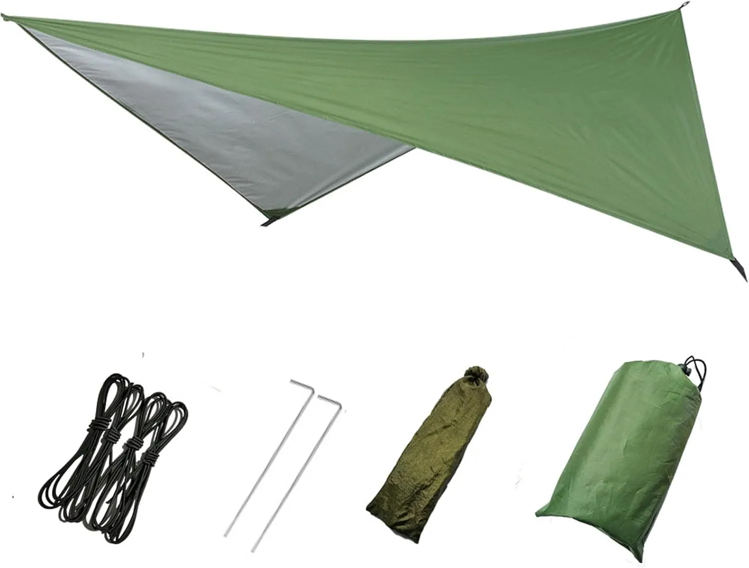Tent Canopy, Foldable Portable Lightweight Hammock Sun Shelter Shade Tent Tarp Awning Canopy Waterproof Sunproof Multifunctional Tent Awning for Outdoor Camping Beach