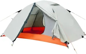 Tent Outdoor Tent Double-Layer Warm and Rainproof Mountaineering Hiking Tent Aluminum Pole Outdoor Camping Tent Outdoor Tent