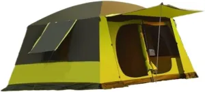 Tent Outdoor Tent for 5-8 People, Rainproof, Thickened, Two-Bedroom and One-Living Room Camping Folding Tent Outdoor Tent