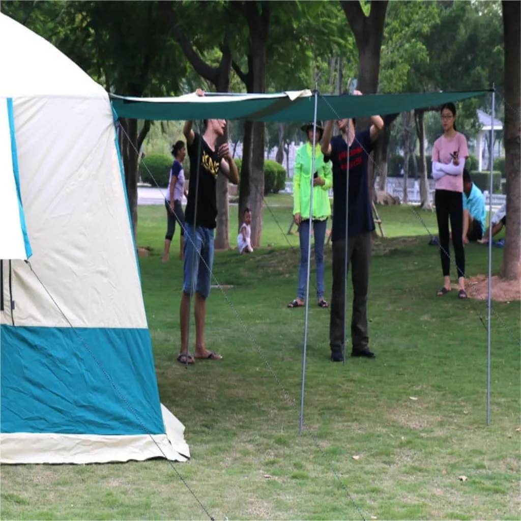 Tent Outdoor Tent for 5-8 People, Rainproof, Thickened, Two-Bedroom and One-Living Room Camping Folding Tent Outdoor Tent