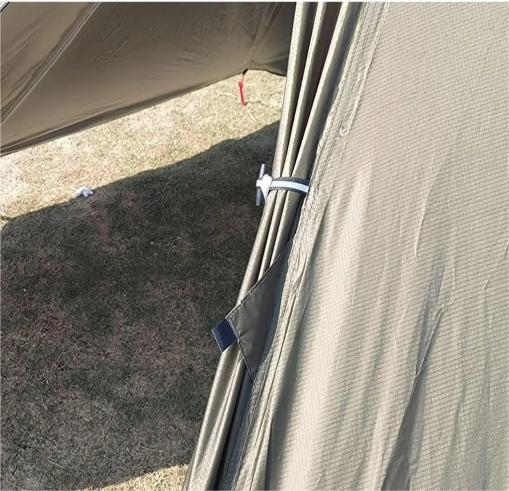 Tent Outdoor Waterproof Camping Double-Layer Tent Set Single Wood Stove Chimney Tent Camping Tent Outdoor Tent