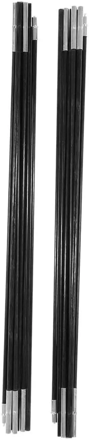 Tent Pole, Fiberglass Adjustable Replacement Poles Rods Awning Frames Kit