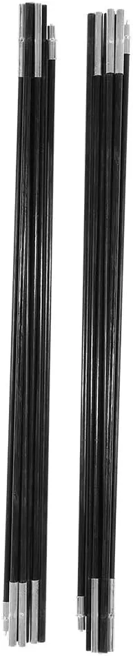 Tent Pole, Fiberglass Adjustable Replacement Poles Rods Awning Frames Kit