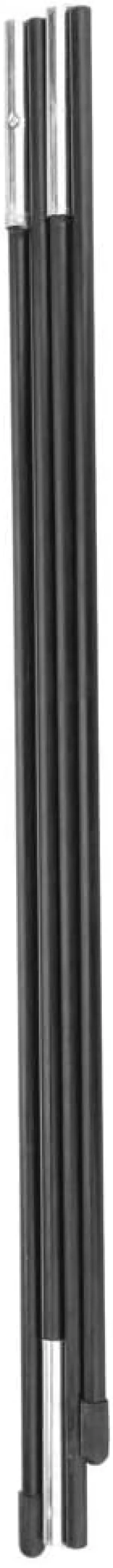 Tent Pole, Foldable Portable Fiberglass Anti High Strength Awning Support Rod Bars Replacement 1/2 Folding Poles