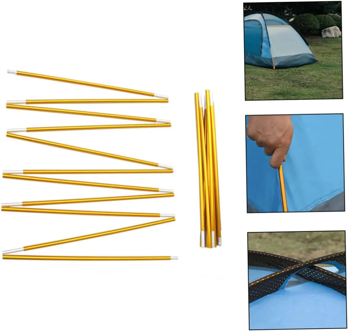 Tent Poles Dyneema Tarp Picnic Shelter Tent Anchors Heavy Duty Cot Storage Tent Tarp for Camping Tents