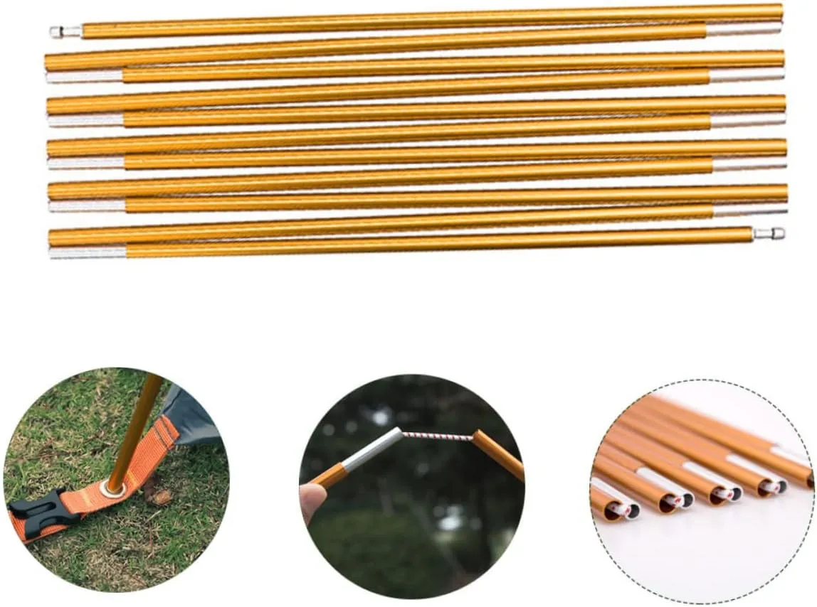 Tent Poles Tent Accessories Heavy Duty Outdoor Tent Camping Tent Adjustable Tent Camping Accessories